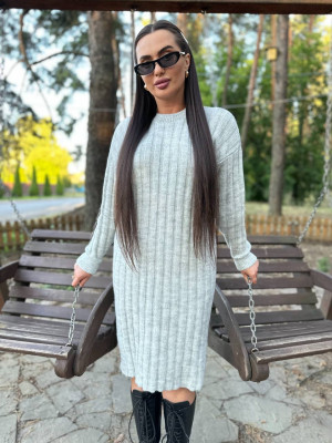 Вʼязана сукня міді INTER