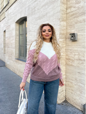 Жіночий вʼязаний теплий светр ZARA