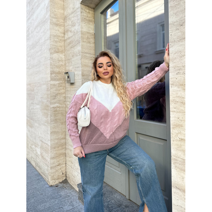 Жіночий вʼязаний теплий светр ZARA