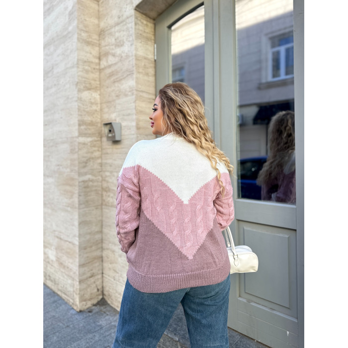Жіночий вʼязаний теплий светр ZARA