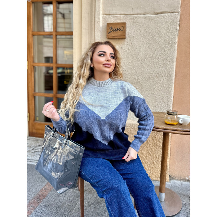 Жіночий вʼязаний теплий светр ZARA